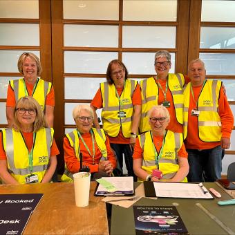 Eden sessions security team sat at table